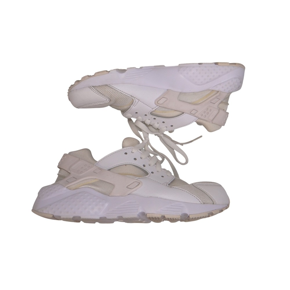 Nike Air Huarache Run GS White White Pure Platinum 654275-110 Size 6Y Womens 7.5